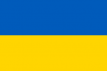 Flagge der Ukrainie normal